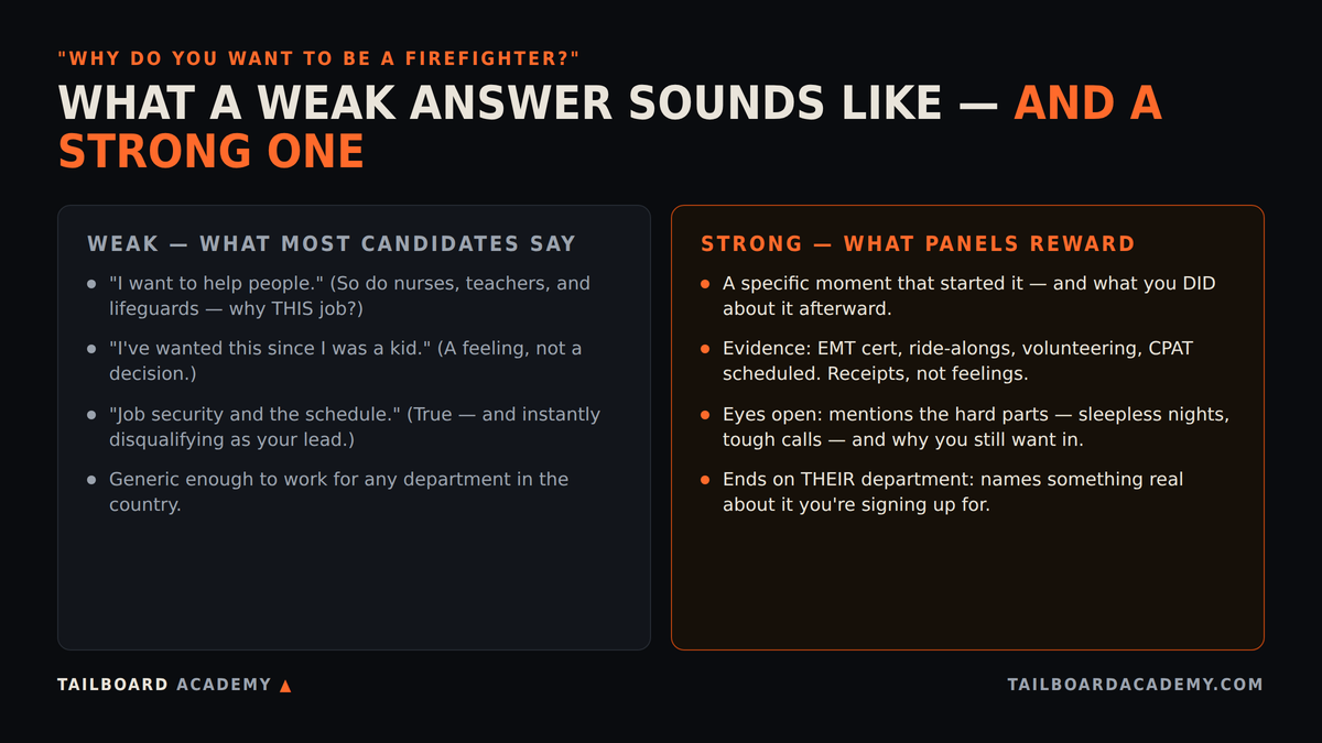 Weak versus strong answers to 